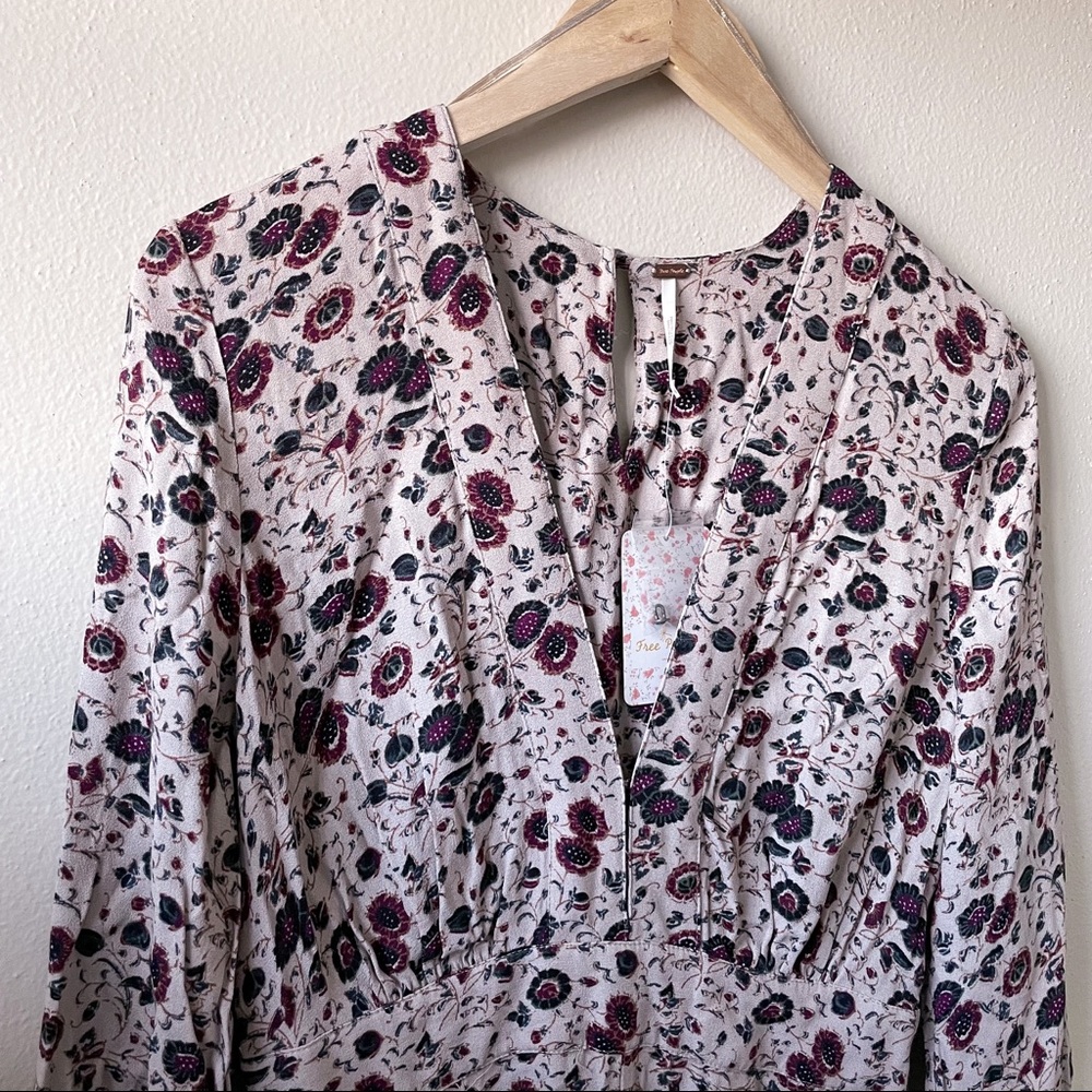 NWT Free People Some Like It Hot Floral Jumpsuit - Picture 2 of 16
